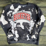 Buckeyes Heather charcoal- Acid bleached