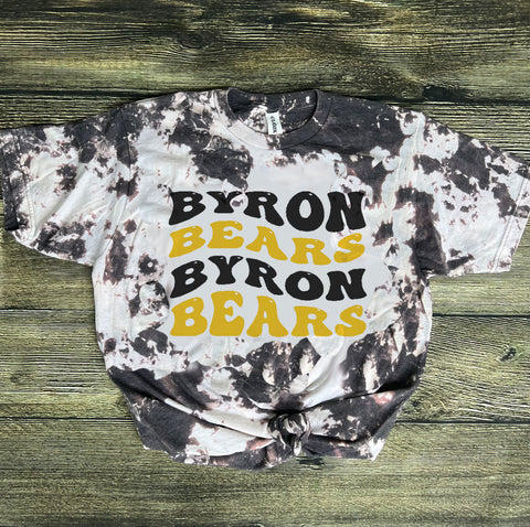 Byron Bears Charcoal Wavy Tee