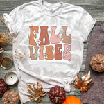 Fall Vibes Bleached Tee