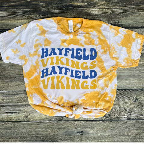 Hayfield Vikings Yellow Gold Wavy Tee