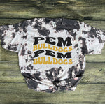 PEM Bulldogs Charcoal Wavy Tee