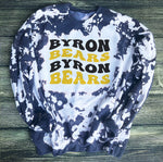 Byron Bears Wavy Charcoal Sweatshirt