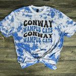 Conway Wampus Cats Wavy Bleached Tee