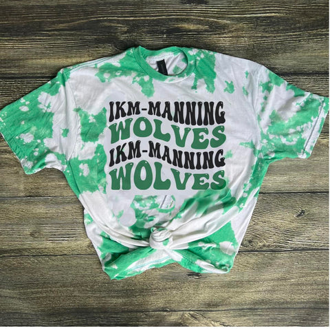 IKM-Manning Wolves Wavy bleached tee