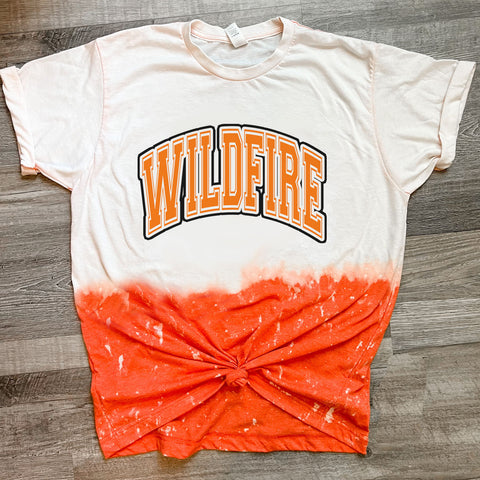 WILDFIRE Heather Orange DIPPED Tee