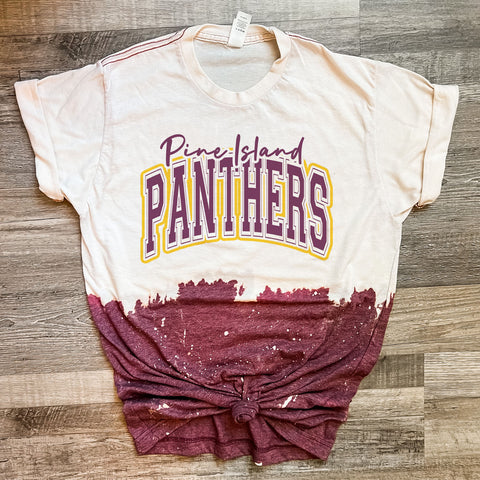 Pine Island Panthers Maroon Dipped