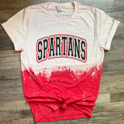 Spartans DIPPED red